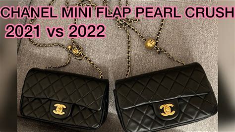 chanel pearl crush 2022|chanel mini flap pearl crush.